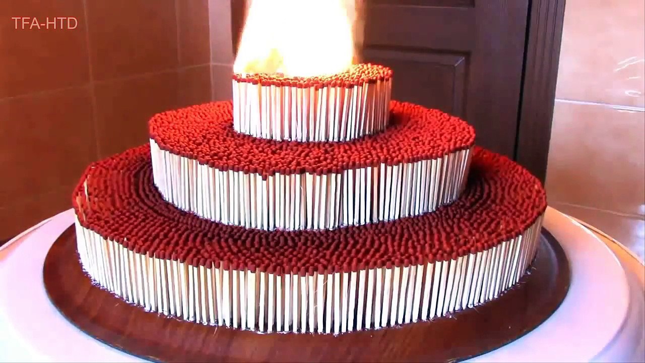 Match Chain Reaction - Matchsticks Amazing Fire Domino - The Fire Art