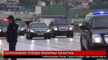 Cumhurbaşkanı Erdoğan Beylerbeyi Sarayı'nda...