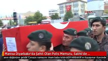Manisa Diyarbakır'da Şehit Olan Polis Memuru, Salihli'de Toprağa Verildi 