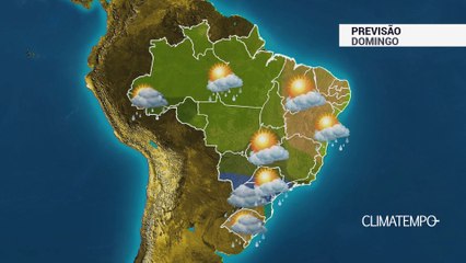 Previsão Brasil – Frente fria avança pelo Sudeste
