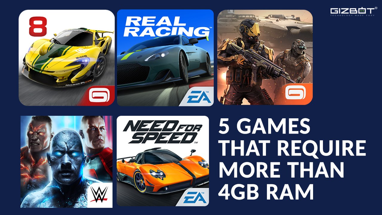 Your less than 4GB Android smartphone cannot handle these games!
