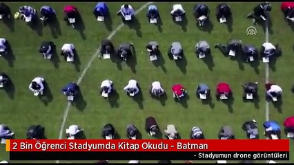 2 Bin Öğrenci Stadyumda Kitap Okudu - Batman