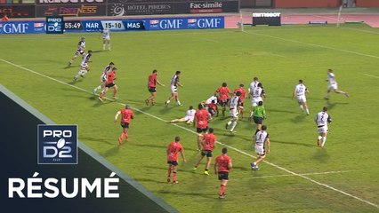 PRO D2 - Résumé Narbonne-Massy: 29-15 - J11 - Saison 2017/2018