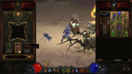 디아블로3 부두술사 아라키르세트와 화난닭 치킨런