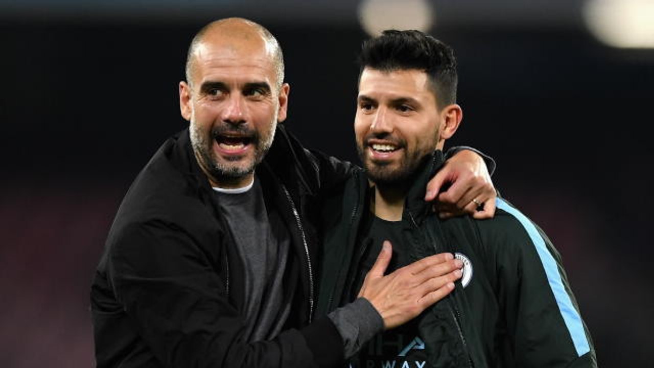 Guardiola plays down Man City treble hopes