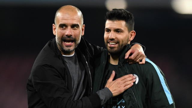 Guardiola plays down Man City treble hopes