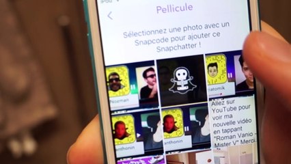 SNAPCHAT de 61 YOUTUBEURS (Cyprien, Norman, Natoo, Woop, Nad, Wartek, Squeezie, etc) - Roman Vanio