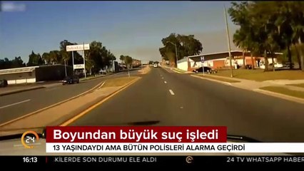 Polisleri alarma geçirdi