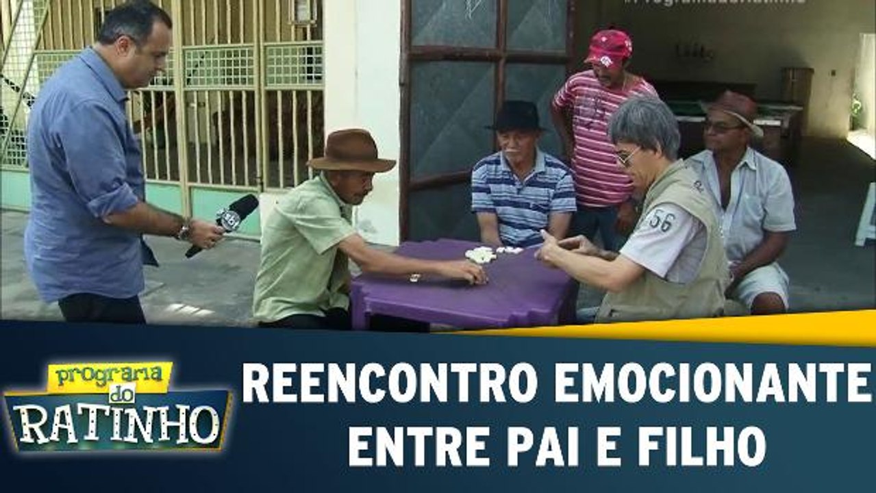 Reencontro emocionante entre pai e filho
