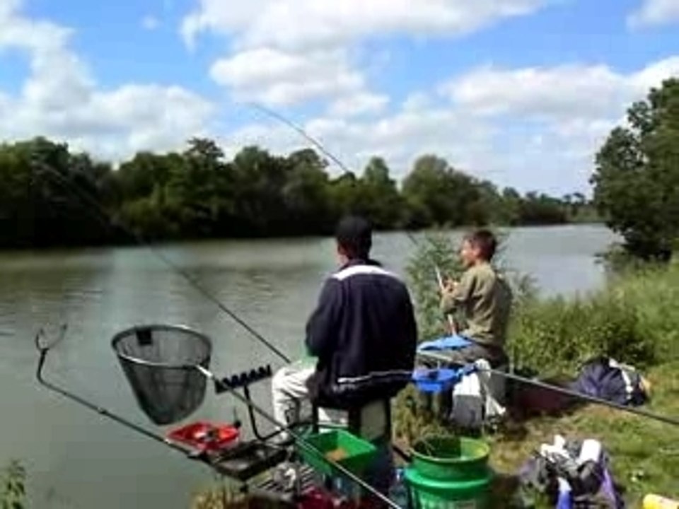 Pêche Loir Seiches travail de la canne