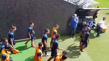 Derbi öncesinde Corinthians antrenmanı alev aldı