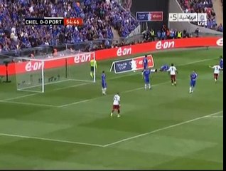نهائي كأس الرابطة الإنكليزية:تشيلسي - بورتسموث / بيتر تشيك يتصدى لركلة جزاء