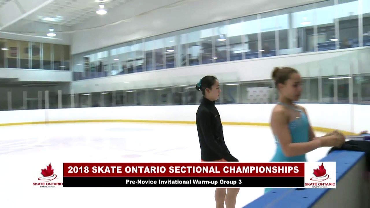 2018 Skate Ontario Sectional Qualifying - Pre Novice Invitational Short Program - Group 3