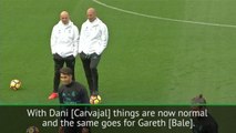 Zidane delighted to have Bale and Carvajal fit