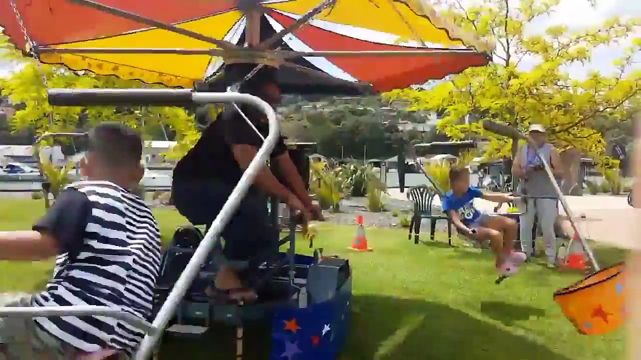 L'idée géniale d'un papa pour faire du sport en amusant les gosses