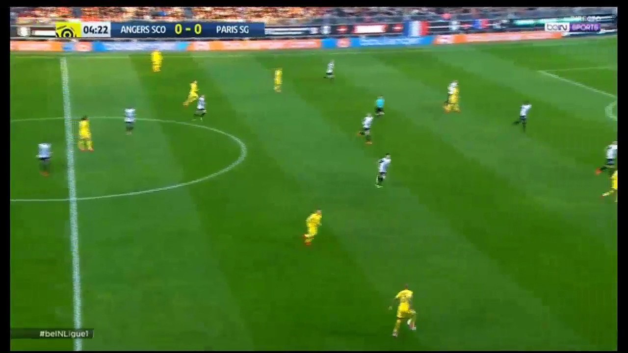 PSG vs Angers 1-0 - Mbappe Goal - 04.11.2017