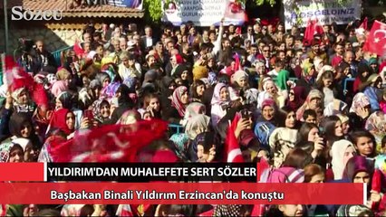 Başbakan’dan muhalafete sert sözler