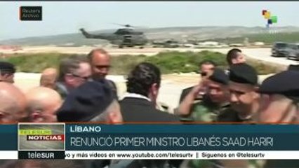 Primer ministro del Líbano anuncia su renuncia