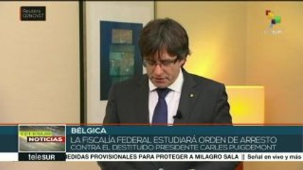 Justicia belga estudia orden de arresto contra Puigdemont