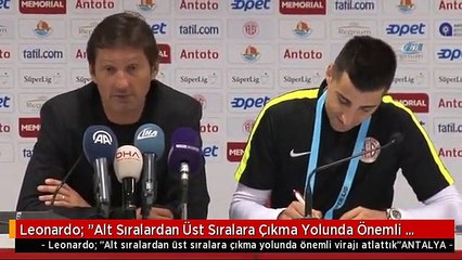Leonardo: "Alt Sıralardan Üst Sıralara Çıkma Yolunda Önemli Virajı Atlattık"