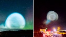 Une mystérieuse boule blanche apparait dans le ciel Russe. OVNI ???