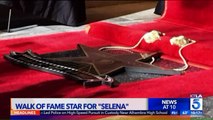 Selena Receives Star on Hollywood Walk of Fame