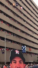 Astros Fans Toss Up Woman's Lost Baseball Cap in Parking Garage, Floor by Floor