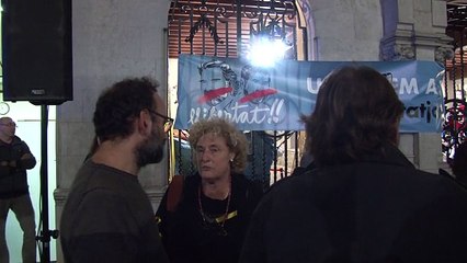 Concentració a Girona divendres 3 de novembre 2017 en solidaritat amb els presos