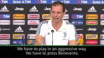 Allegri won't let Juventus slip up against pointless Benevento