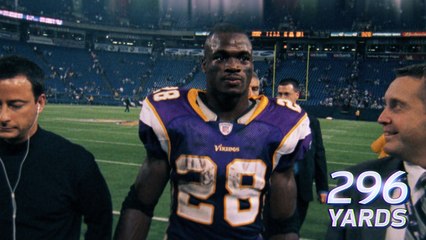 Adrian Peterson sets all-time single game rushing record | This Day In NFL History