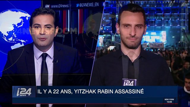 Hommage à Yitzhak Rabin: des dizaines de milliers de personnes se rassemblent sur la place Rabin