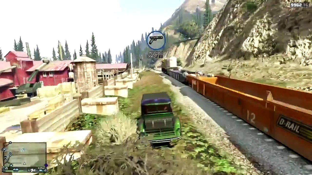 GTA 5 Funny Moments   BIG JUMPS   CUSTOM CARS Grand Theft Auto 5-HwaqTx3maAQ