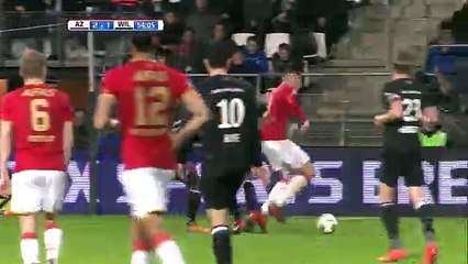 Wout Weghorst  Goal HD - AZ Alkmaar	2-1	Willem II 04.11.2017