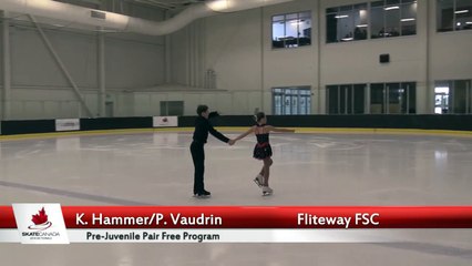 Pre-Juvenile & Juvenile Pair Free Program - 2018 Sectional Championships - Alberta NWT/NUN - Blue Arena