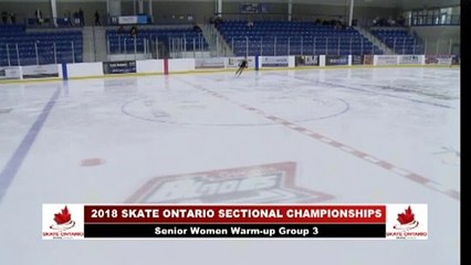 2018 Skate Ontario Sectional Qualifying - Senior Women Short Program - Group 3
