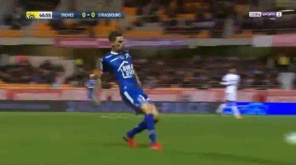 Suk Hyun-Jun  Goal HD - Troyes	1-0	Strasbourg 04.11.2017
