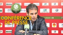 Conférence de presse US Orléans - FC Sochaux-Montbéliard (3-3) : Didier OLLE-NICOLLE (USO) - Peter ZEIDLER (FCSM) - 2017/2018