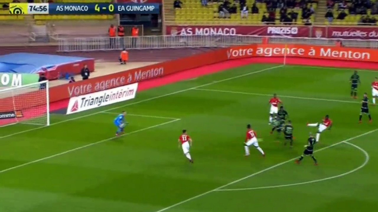 Adama Traore second Goal HD - AS Monaco 5 - 0 Guingamp - 04.11.2017 (Full Replay)