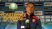 Conférence de presse AJ Auxerre - Gazélec FC Ajaccio (0-1) : Francis GILLOT (AJA) - Albert CARTIER (GFCA) - 2017/2018