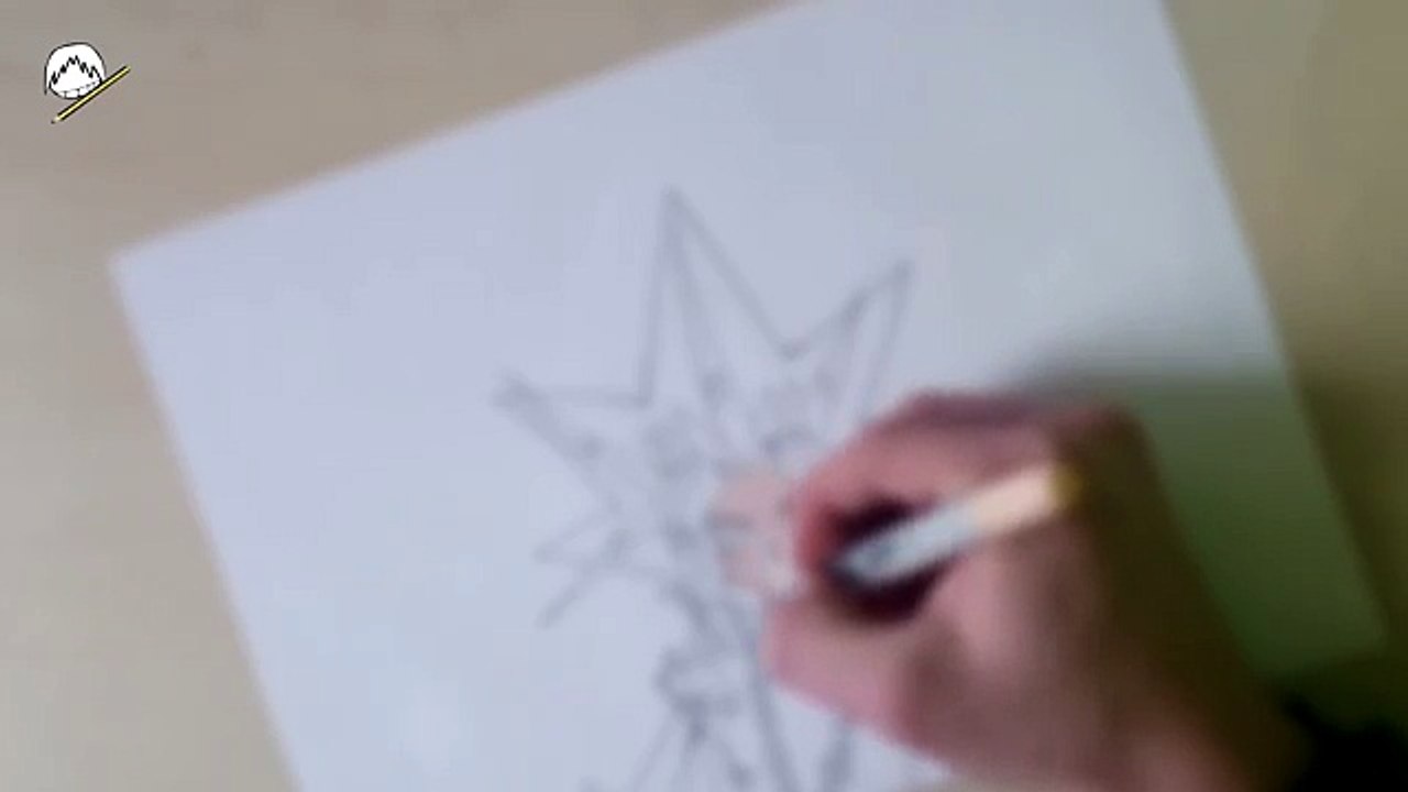 ✎ How to draw Yami Yugi