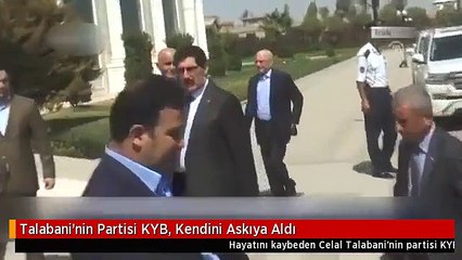 Talabani'nin Partisi KYB, Kendini Askıya Aldı