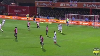 Brentford 3 Leeds United 1 Quick Match Highlights - Championship 4/11/17