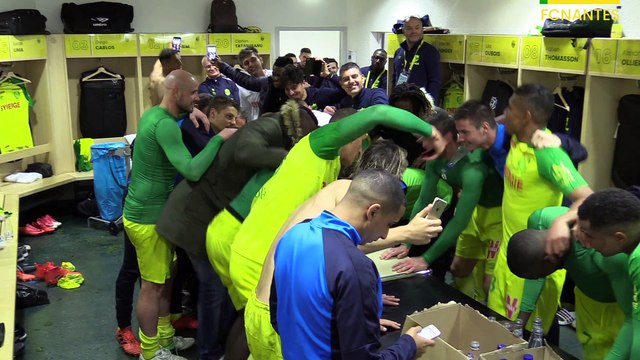 FCN-TFC : la joie du vestiaire