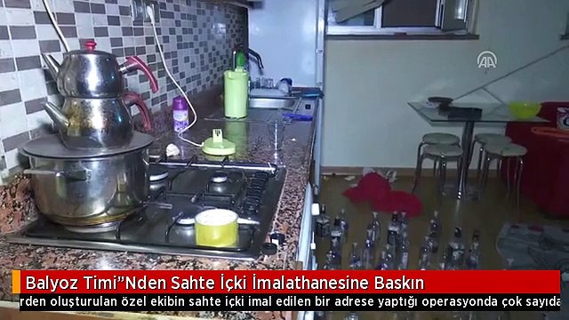 Balyoz Timi Nden Sahte İçki İmalathanesine Baskın