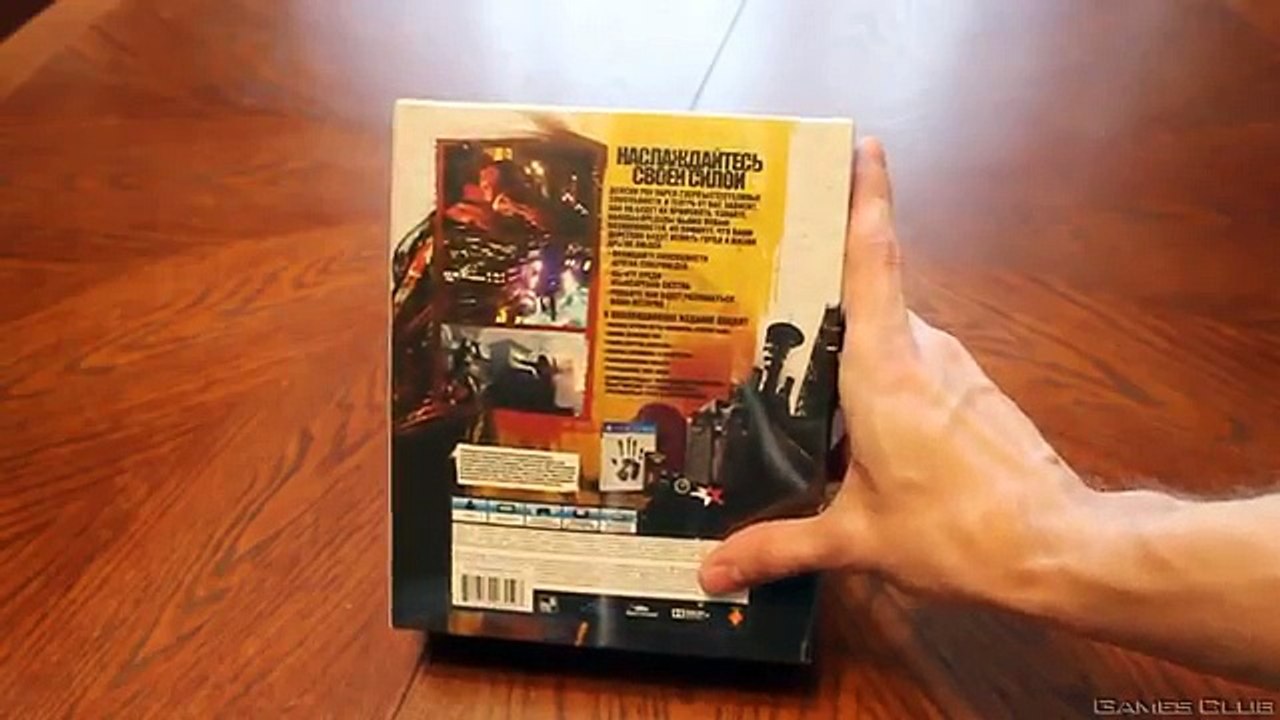 Распаковка коллекционного издания игры inFamous Второй Сын