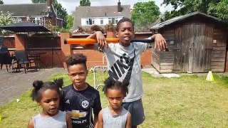 Team Football Forfeit Kids Challenge!! | LOSER GETS SOAKED!!