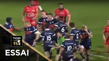 TOP 14 - Essai Denis MARCHOIS (SUA) - Agen - Toulon - J9 - Saison 2017/2018