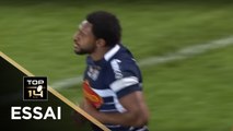 TOP 14 - Essai George TISLEY (SUA) - Agen - Toulon - J9 - Saison 2017/2018