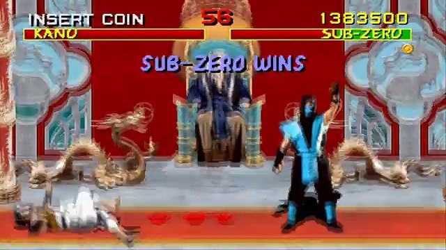 Mortal Kombat 1 arcade Sub Zero gameplay Playthrough Longplay