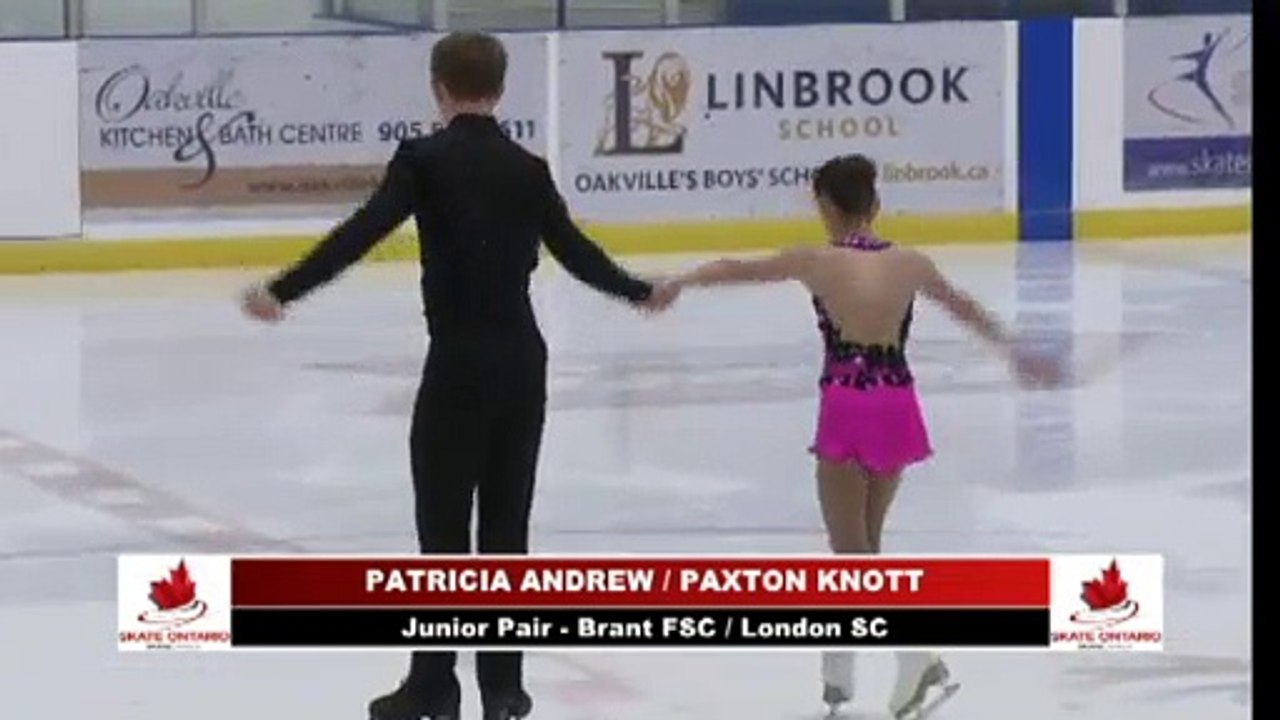 2018 Skate Ontario Sectional Qualifying - Junior Pair Short Program - Group 2